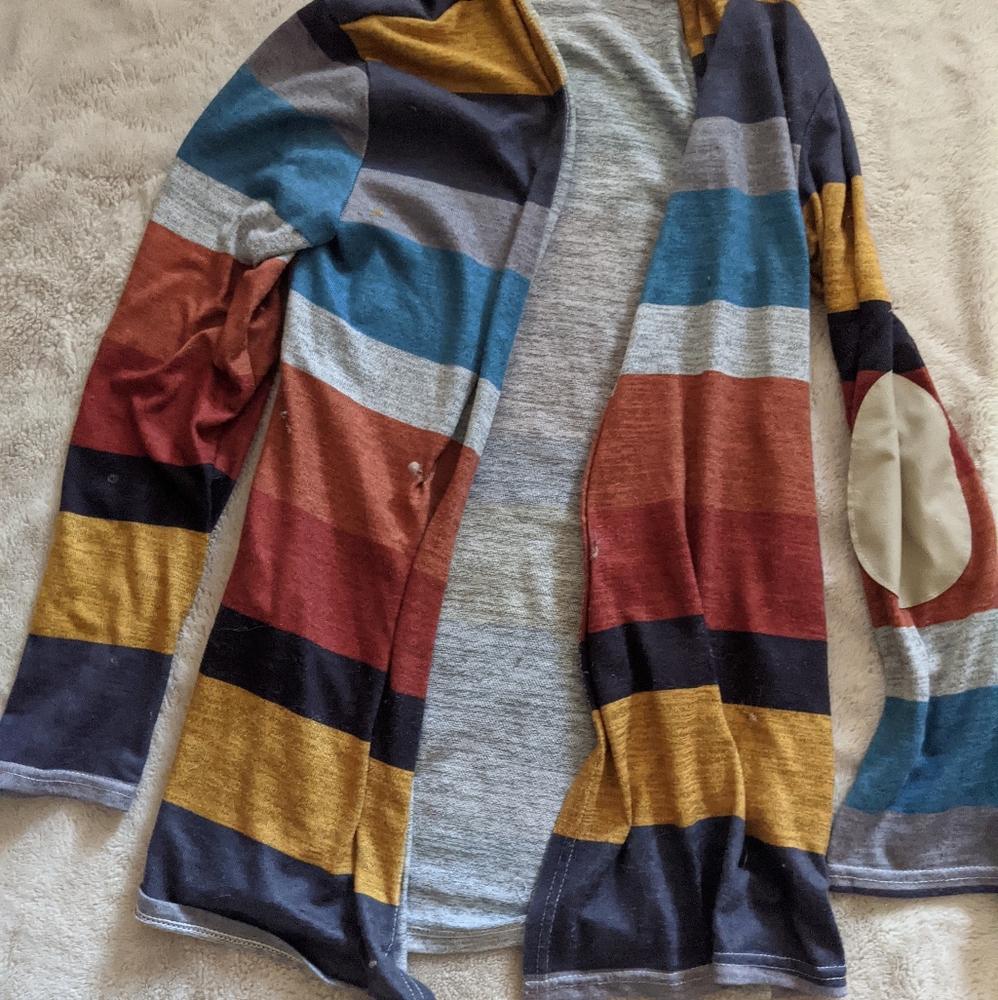 Striped cardigan